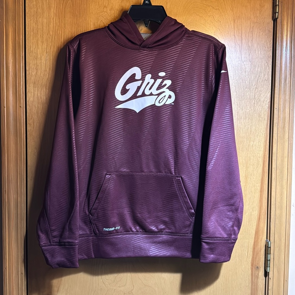 Youth Nike Therma-Fit Hooded Sweatshirt Montana Grizzlies Size XL NWT